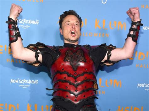 Elon Musk steps out in Halloween costume worth thousands for Klum party ...