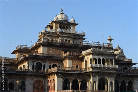 albert hall in jaipur Stock Photo | Adobe Stock