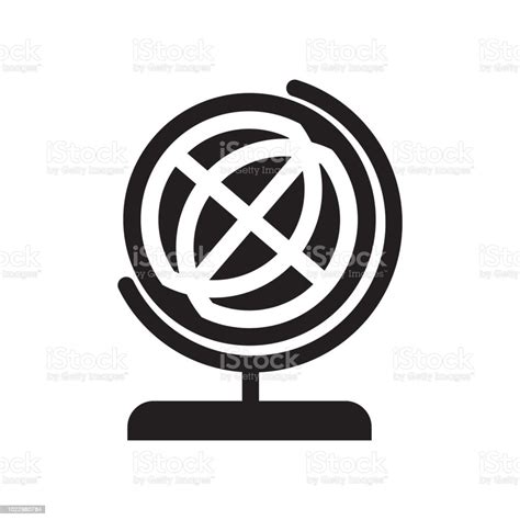 School Globe Icon Vector Sign And Symbol Isolated On White Background ...