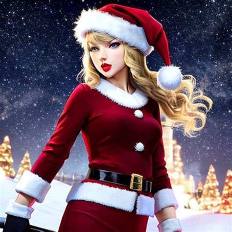 Santa Taylor Swift AI painting by plutocrack on DeviantArt