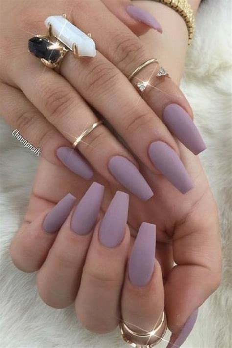 Nails design/ diffrent types of nails | Matte nails design, Cute ...