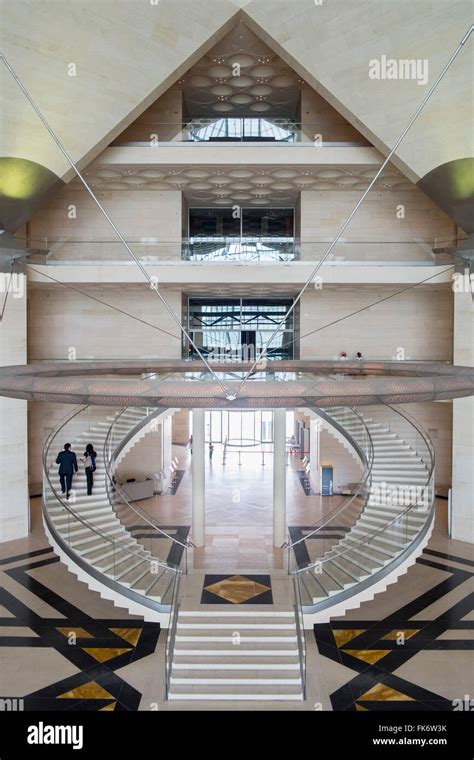 Interior of Museum of Islamic Art in Doha Qatar Stock Photo - Alamy