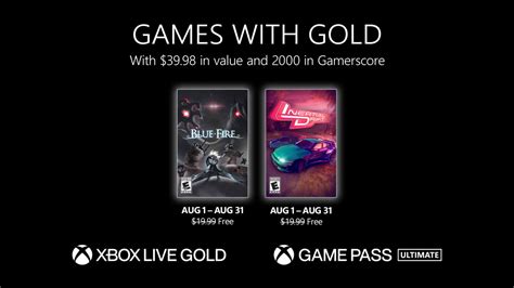 Xbox Live Gold free games for August 2023 announced - Gematsu