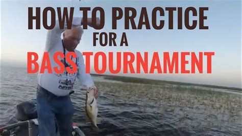 How to practice for a big bass tournament - YouTube