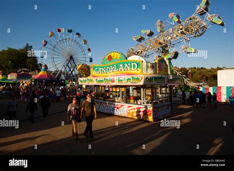 Rides, California Mid State Fair, Paso Robles, California, United States of America Stock Photo ...