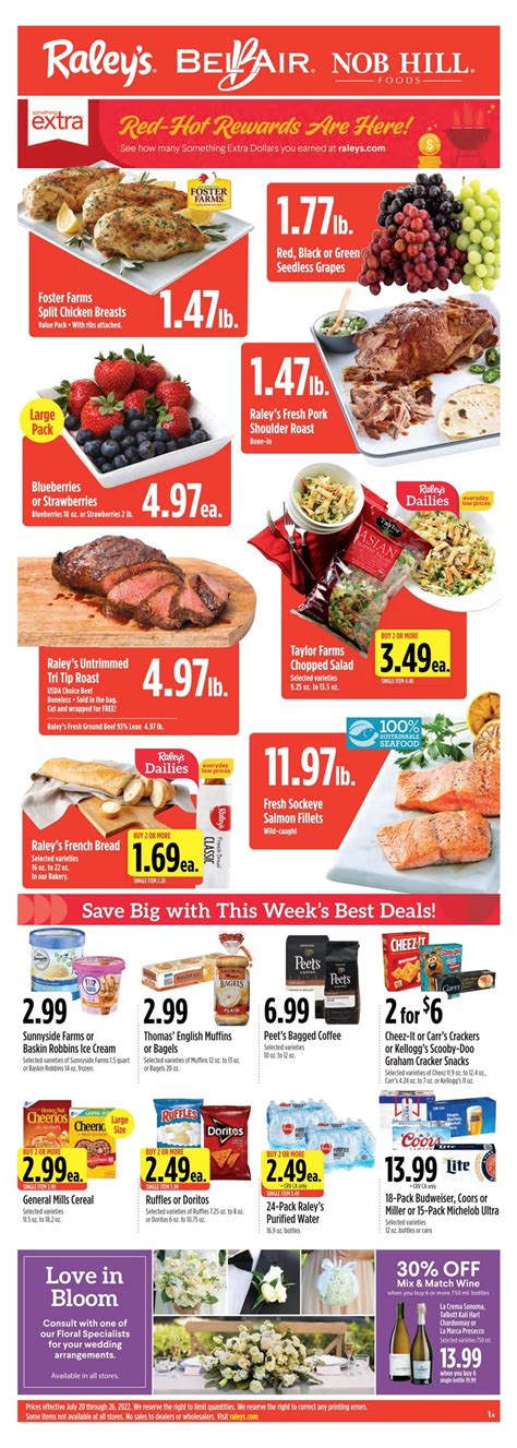 Raley's Supermarkets Weekly Ad Jul 20 – Jul 26, 2022