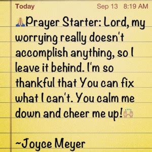 Joyce Meyer Quotes On Prayer. QuotesGram