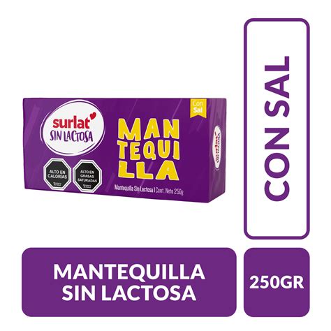 MANTEQUILLA SIN LACTOSA SURLAT 250 g - Quillayes - Surlat