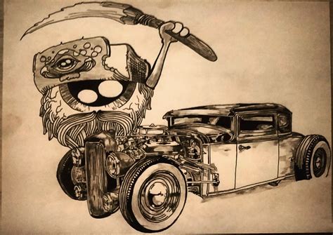 Kustom Kulture Tattoo, Drawing Drawing