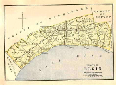 1885 Map of Elgin County in 2019 | Map, Ontario, Vintage london