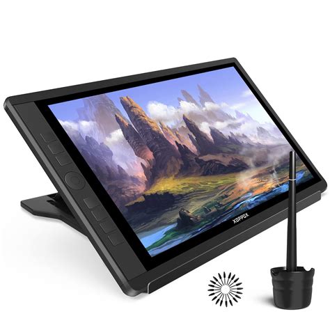 Drawing Tablet with Screen,15.6'' XOPPOX Graphics Drawing Monitor Pen Display with Full ...