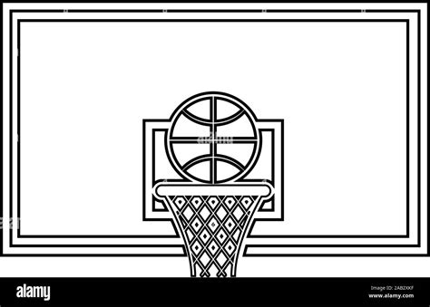 Outline Of Basketball Hoop / Mens basketball hoopscoop is your source ...