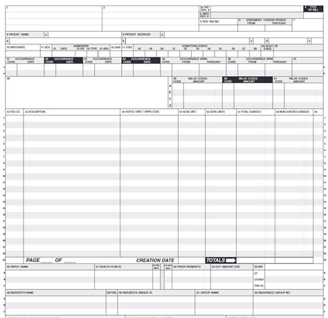 Cms 1450 Fillable Form - Printable Forms Free Online