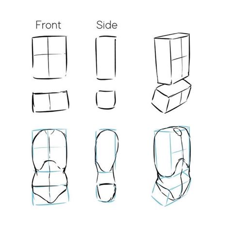 how to draw the front and back sides of a car seat with two different ...