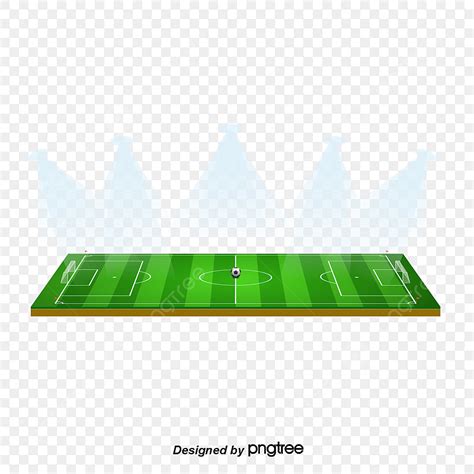 Football Field Stadium Vector Hd PNG Images, Luminescent Green Football ...