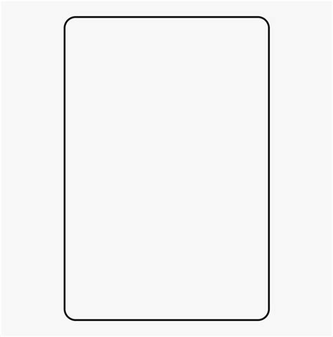 Playing Card Blank Template
