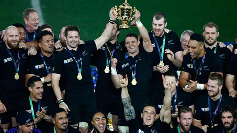 Video: All Blacks celebrate Rugby World Cup victory | Newshub