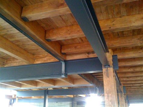 steel and wood support beam - Google Search | Construccion ...