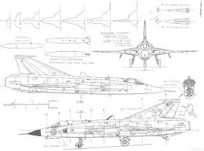 Saab 35 Draken Blueprint - Download free blueprint for 3D modeling