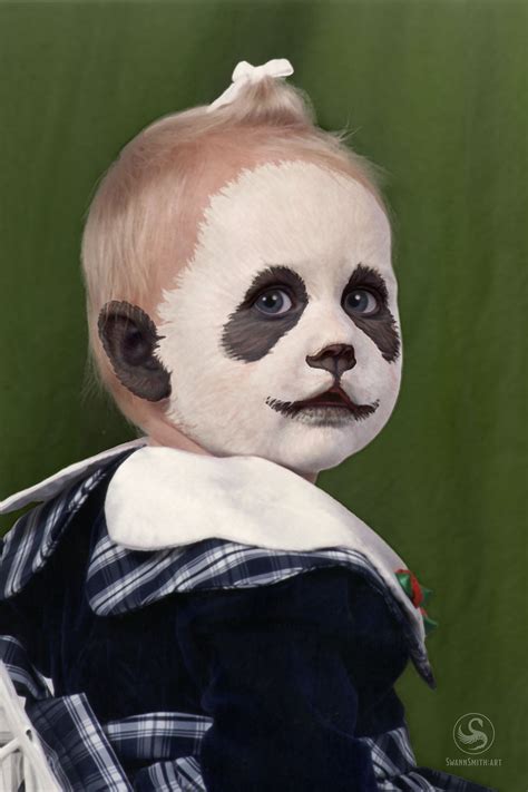 Baby Panda Digital Face Painting | Swann Smith