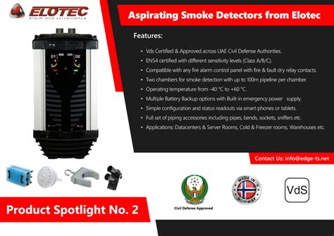 Product Spotlight No.2 - Elotec Aspirating Smoke Detectors - Edge ...