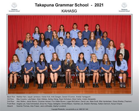 2021 Form Classes | Takapuna Grammar School