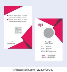 Creative Templates Business Card Red Business Stock Vector (Royalty Free) 2283409247 | Shutterstock