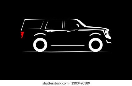 1,422 Luxury Suv Silhouette Images, Stock Photos & Vectors | Shutterstock