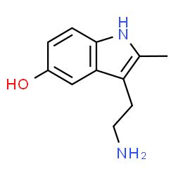 2-Methyl-5-hydroxytryptamine | C11H14N2O | ChemSpider