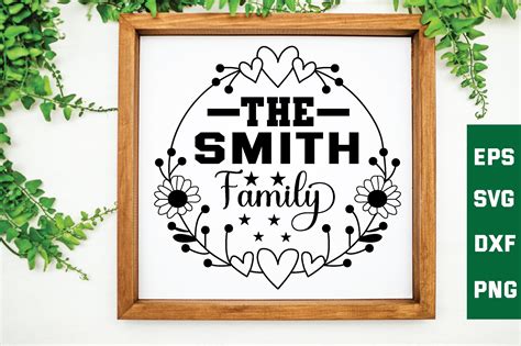 The Smith Family Svg Graphic by RABIULGRAPHICS1 · Creative Fabrica