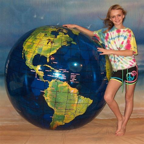 72" Inflatable GLOBE World BEACH BALL Earth Map Atlas T in 2023 | Blue vinyl, Earth map, Globe