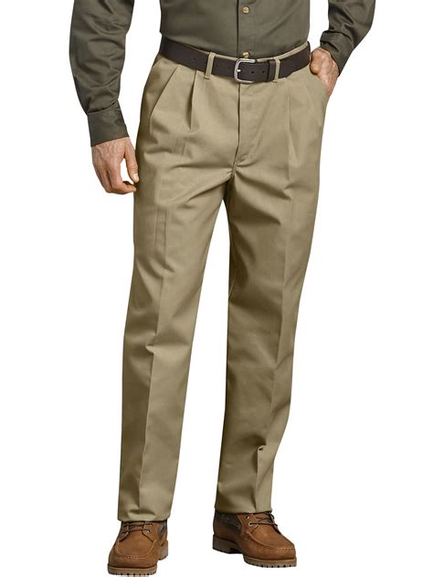 Genuine Dickies - Big Men's Pleated Front Comfort-Waist Work Pant ...