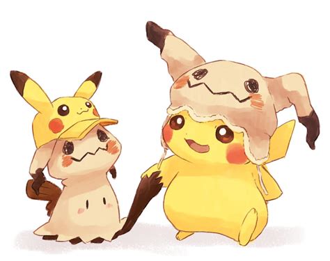 Pikachu & Mimikyu by misonikomiii47 : r/fanart