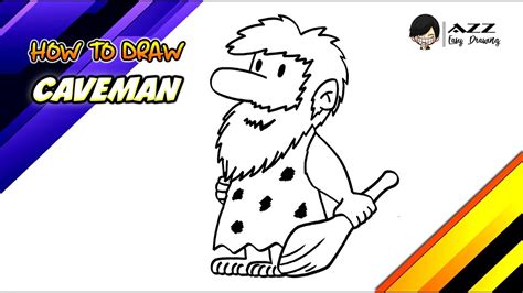 How to draw Caveman - YouTube