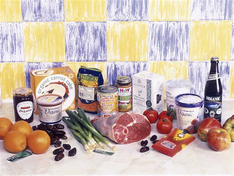 Organic groceries - Stock Image - H110/1731 - Science Photo Library