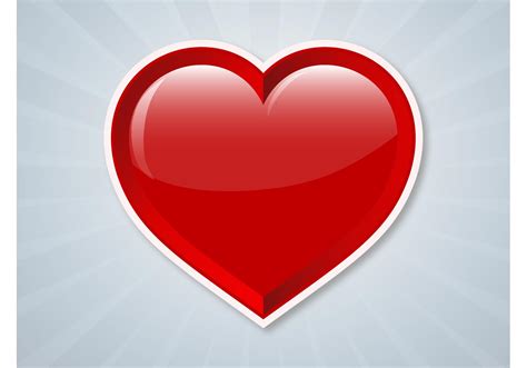 Vector Heart Sticker - Download Free Vector Art, Stock Graphics & Images