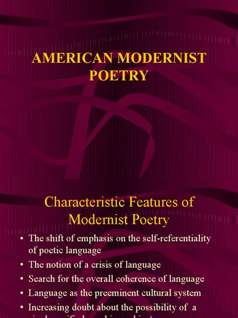 American Modernist Poetry | PDF | Poetry