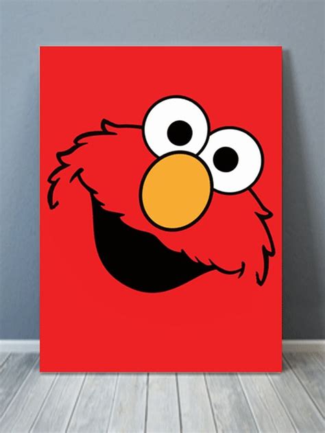 Sesame Street Inspired Collection Abstract Canvas Art | ArtzeeDesigns.com | Disney canvas art ...