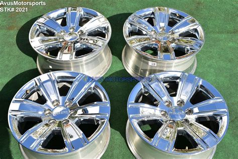 20" GMC Sierra OEM FACTORY Chrome Clad WHEELS Yukon TAHOE SILVERADO 1500 chevy