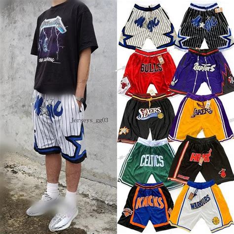 2020 Vintage Mens Authentic Basketball Shorts Team Pocket Hot Dwayne 3 ...