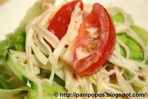 Samoa Food: Surimi Salad