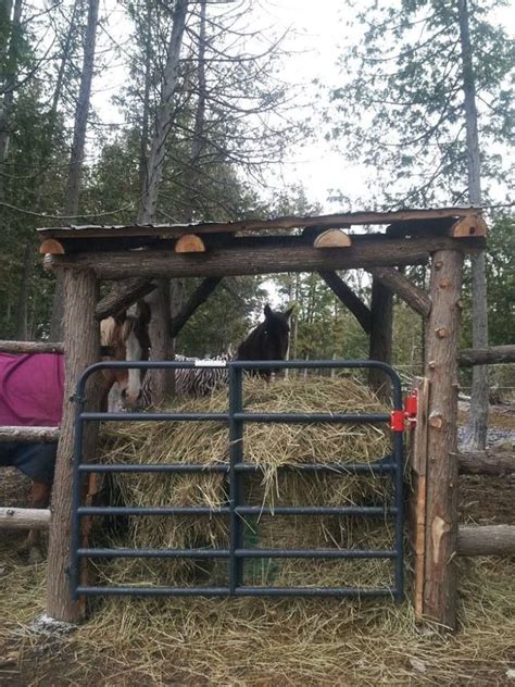 Hay hut round bale feeder - miloshared