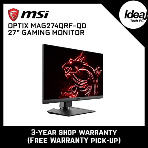 MSI OPTIX MAG274QRF-QD — IDEAL TECH