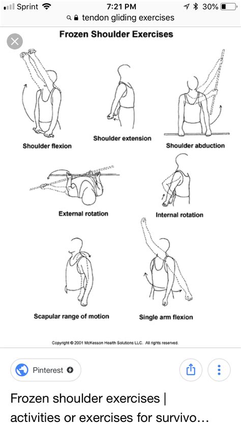 Pin by Christine zook on Shoulder Rom | Frozen shoulder exercises, Shoulder workout, Exercise ...