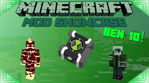 BEN 10! (Minecraft Mod Showcase) IT'S HERO TIME! - YouTube