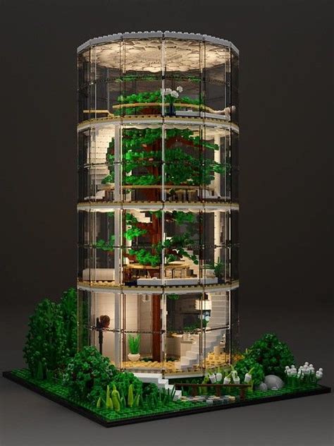 Those who live in glass houses - The Brothers Brick | Lego house, Minecraft houses, Minecraft ...