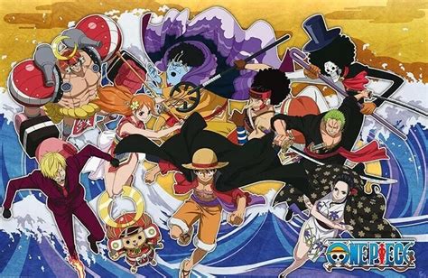 Poster One Piece - The Crew in Wano Country | Wall Art | 3+1 FREE | Abposters.com