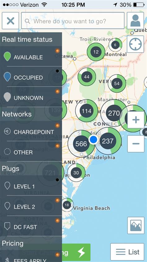 Chargepoint Updates App That Finds Electric-Car Charging Stations: Review