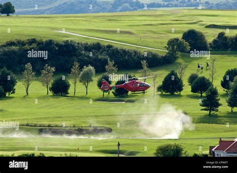 The Eurocopter EC 135 Wales Air Ambulance Stock Photo - Alamy