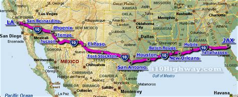 Map Analysis Blog Project: I-10 interstate system